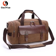 Спортивная сумка для фитнеса, тренировок, тренажерного зала для мужчин, Холщовая Сумка для багажа, большая Вместительная дорожная сумка для отдыха, мужская сумка через плечо