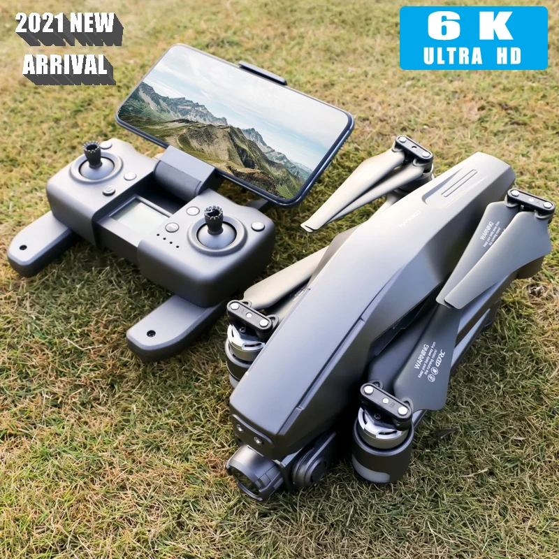 US $153.32 Drone 6k Professional GPS 5G WiFi With 2Axis Gimbal Camera Distance 3KM Brushless Self Stabilization Quadcopter FPV RC Dron
