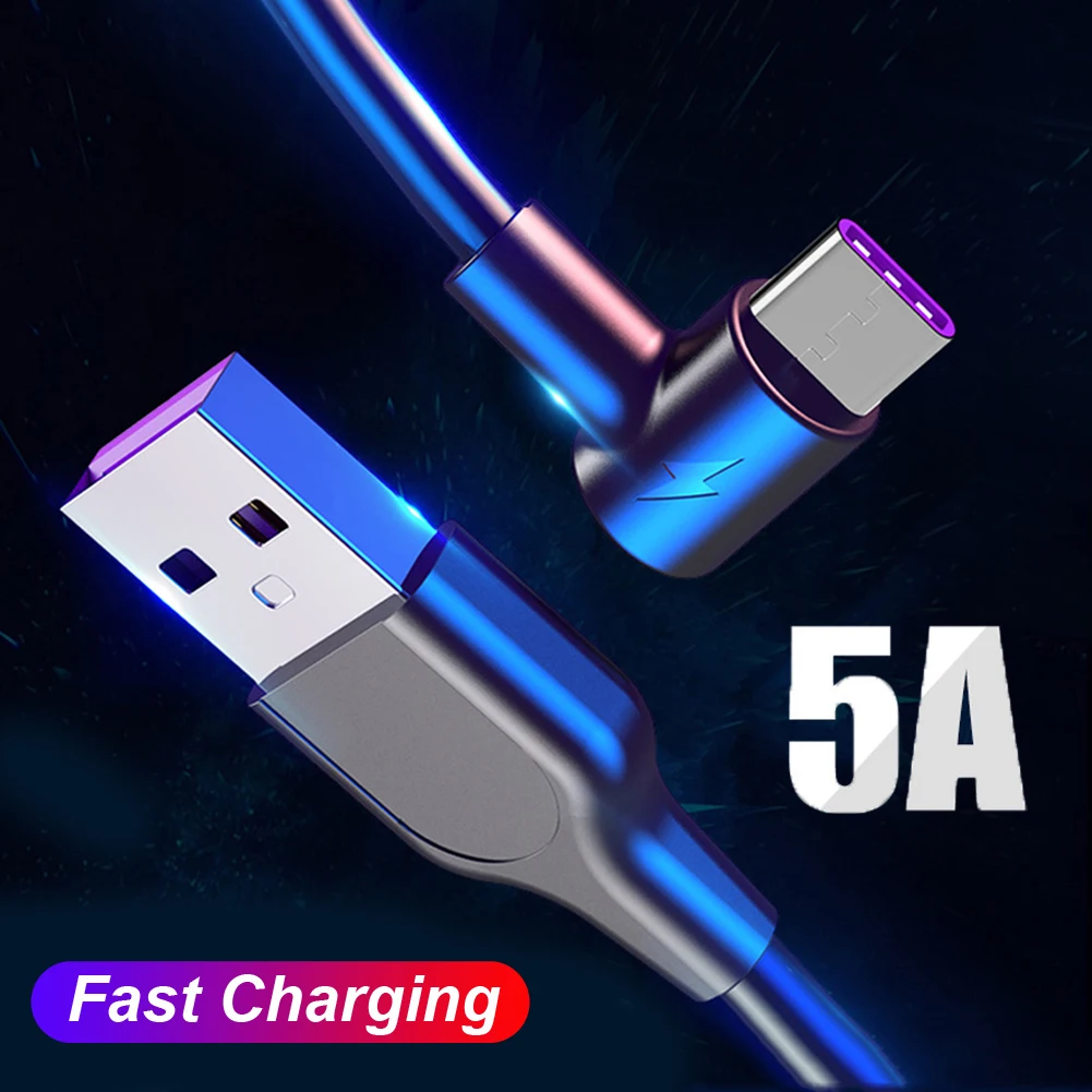 

Type C USB 5A Super Fast Charging Charger Cable For Huawei Samsung High Speed Charges Fashion Hi-speed Data Sync Charger Cables