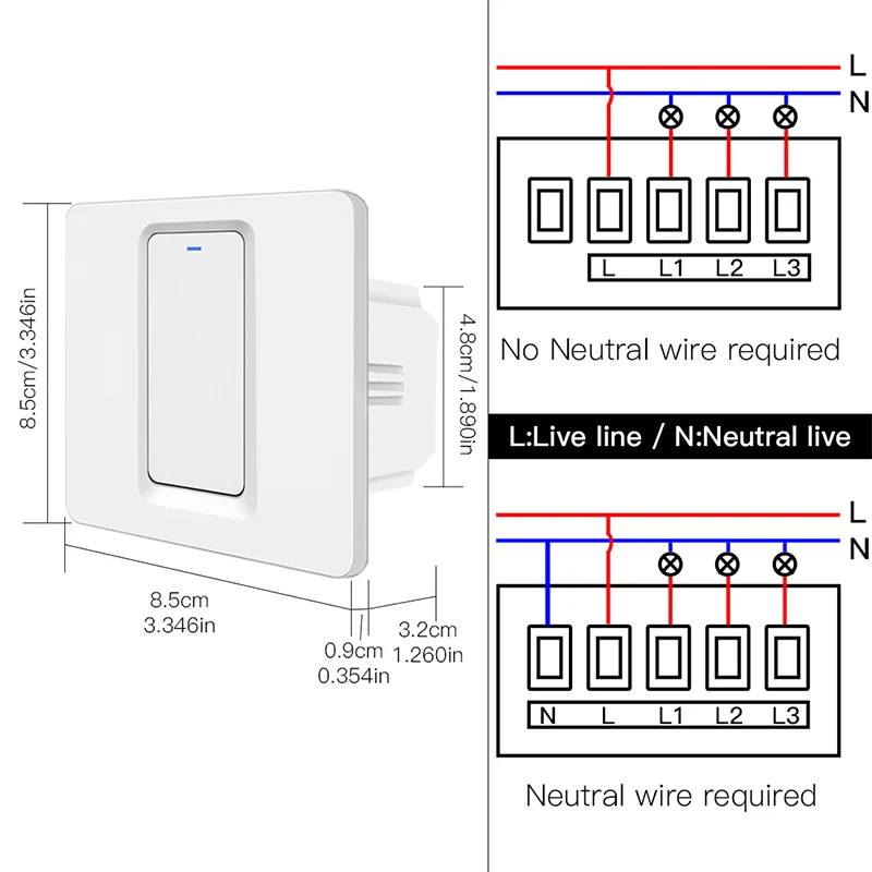 Smart Life Tuya пульт дистанционного управления WiFi ZigBee умный кнопочный переключатель