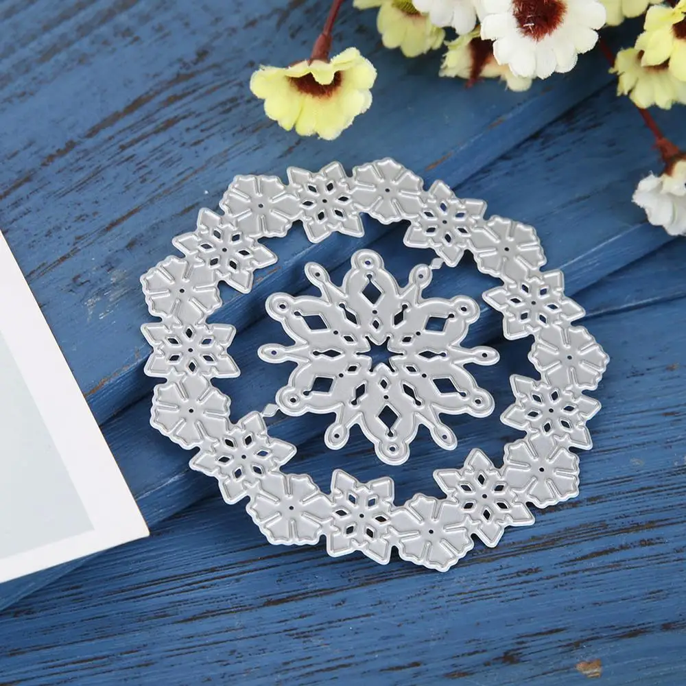 

Flower Wreath Metal Cutting Die Stencils for DIY Scrapbooking Photo Album Making Decorative Paper Cards 2019 new design