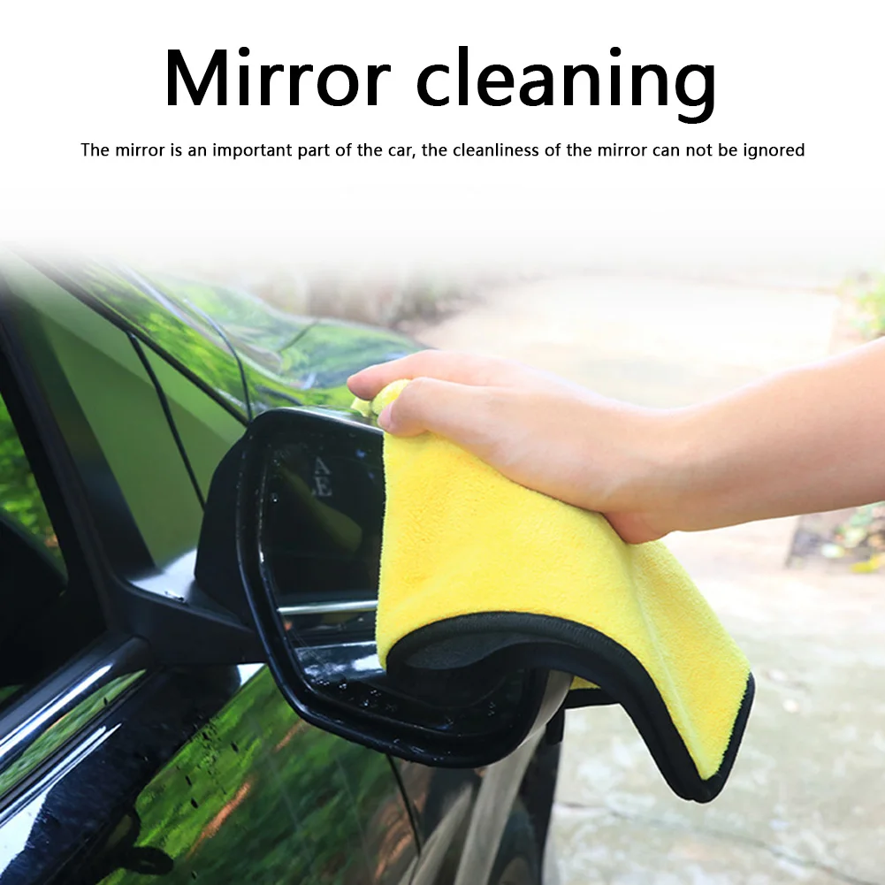Car Anti Scratch Washing Drying Towels Car Coral Fleece Auto Wiping
