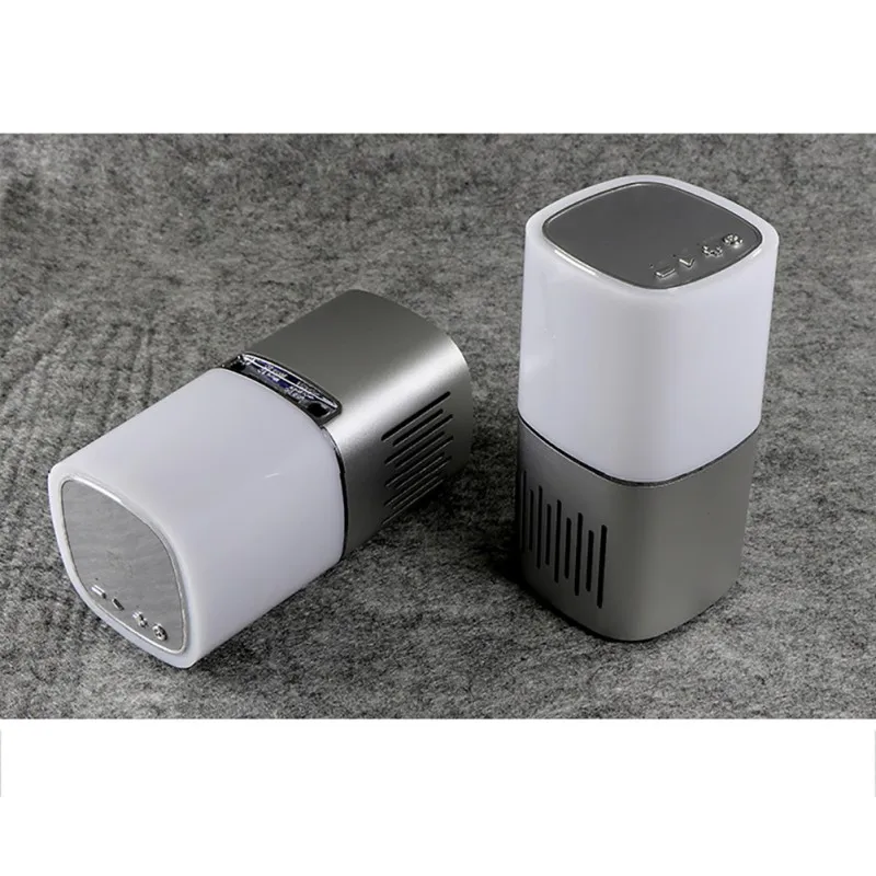 Convenient Night Light Bluetooth Speaker Touch Control Dimmable Bedside Lamp FM Radio