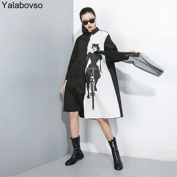 

2020 Blouses Plus Size Women's Tops And Streetwear Turn-down Collar Women Long Sleeve Shirts