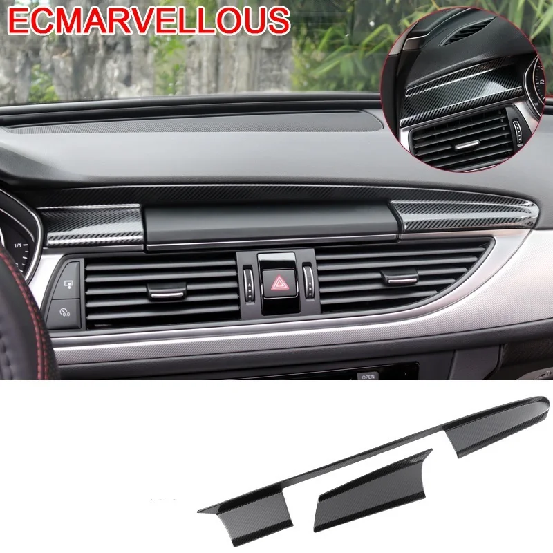 

Control System Gear Outlet Air Conditioner Dashboard Automobile Chromium Car Styling Protecter 12 13 14 15 16 17 18 FOR Audi A6L