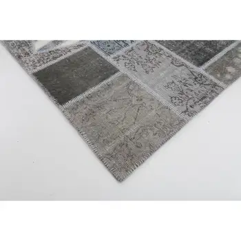 

201x303 Cm Uk Handmade Flag Patchwork Rug-7x10 Ft