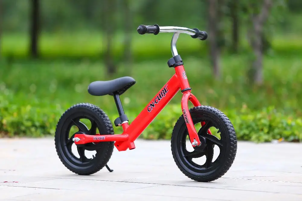 HobbyLane 12 Inch Children Two-wheeled Bicycle Walker Balance Training Bike with Adjustable Handlebar and Saddle