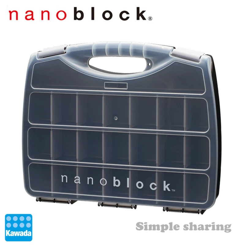 Kawada NB-035 nanoblock сортировочный ящик для хранения(59 мм x 38 мм x 31 мм