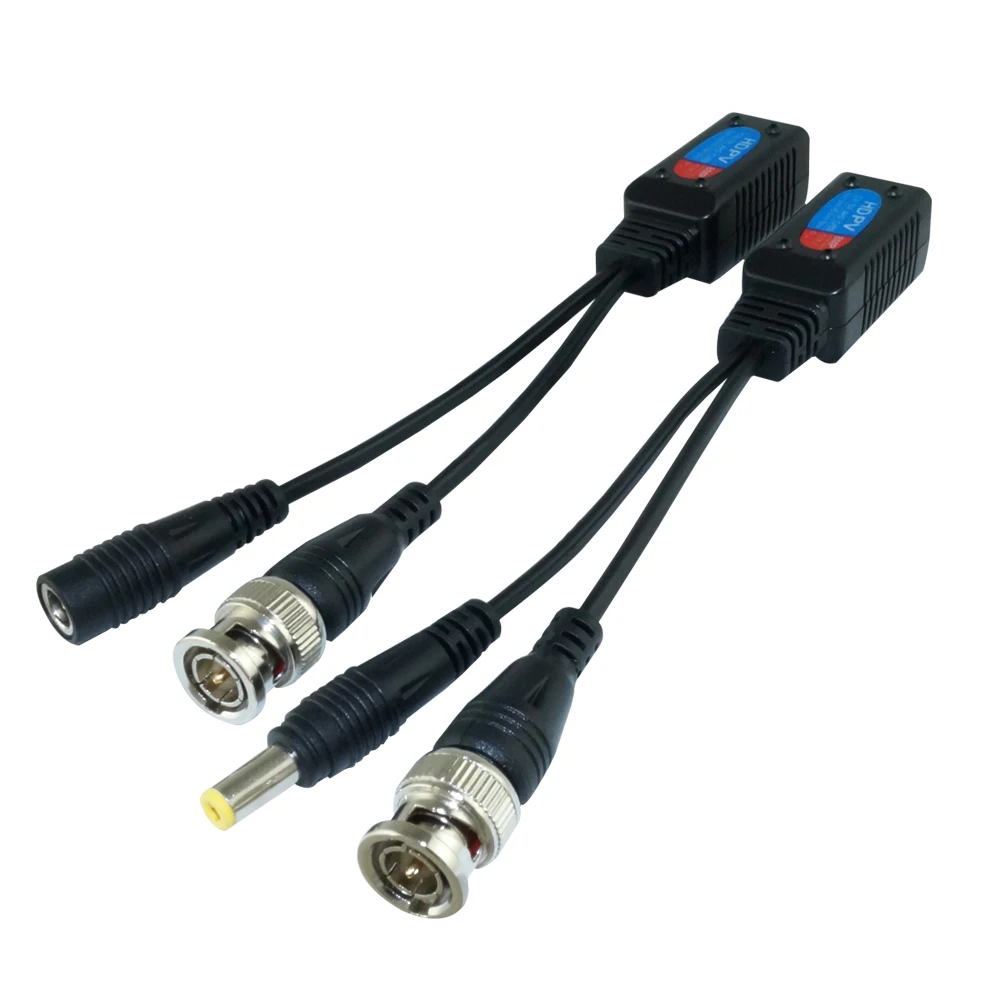 8MP HD Video Balun Connectors BNC TO RJ45 Conversion Twisted Pair Ethernet Support For AHD CVI TVI CVBS CCTV Cameras 2