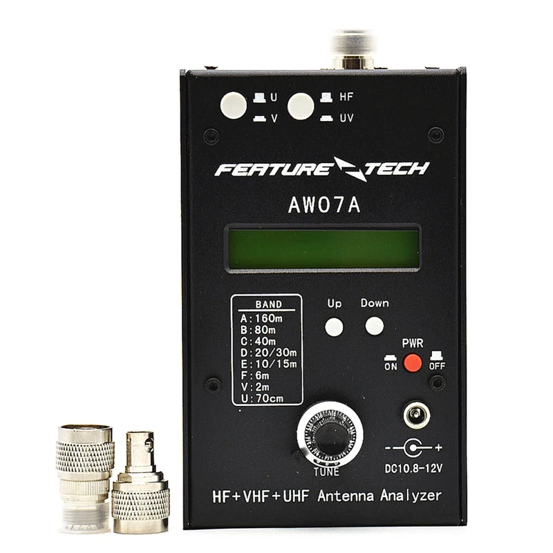 HF + UV AW07A HF/VHF/UHF 160M 490 МГц анализатор сопротивления SWR антенны коротковолнового