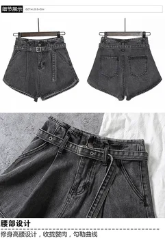 

2020 Women's wide leg shorts summer new Korean high waist shorts women