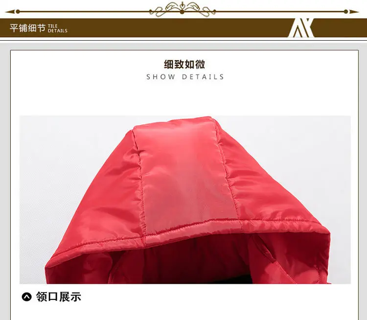 18 Autumn& Winter Solid Color Short Couple Clothes Waistcoat New Style Detachable Hat down Cotton Thick Waistcoat