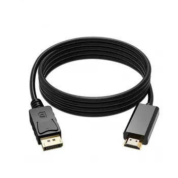 

New 1.8M display port Displayport Male DP to HDMI Male Cable Adapter Converter 4K Laptop PC Laptop HD TV Cable Converter