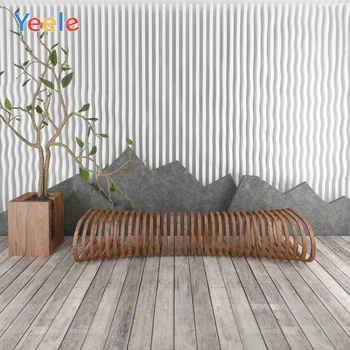 

Yeele Photophone Wooden Floor Board White Wall Bonsai 3D Baby Child Backdrop Backgrounds Photography Props Photo Shoot Photozone