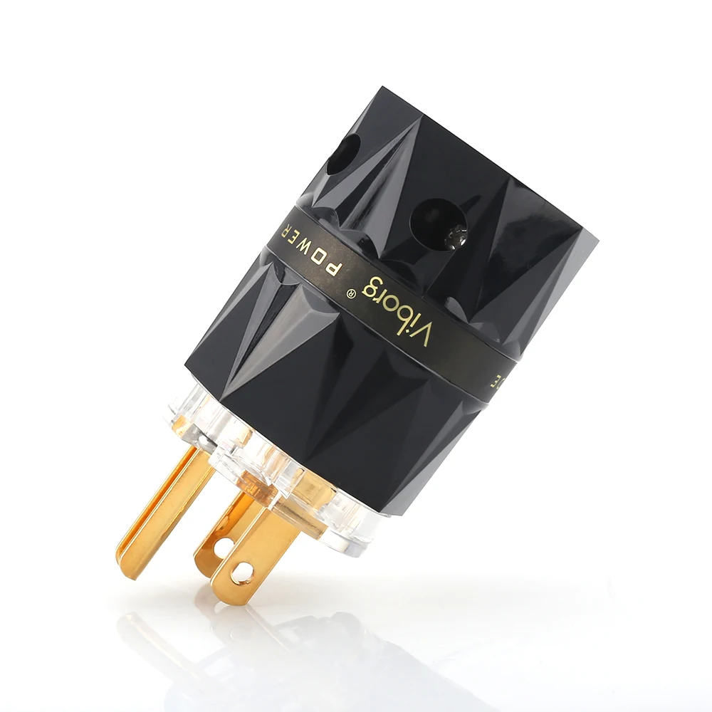 Виборг VM503G 24k позолоченная Чистая медь Американский Разъем питания переменного