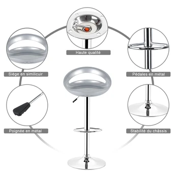 

Height Adjustable Bar Chair Work Rotating Bar Chair Swivel Stool Adjustable Bar Stools Swivel Banqueta Party Chair