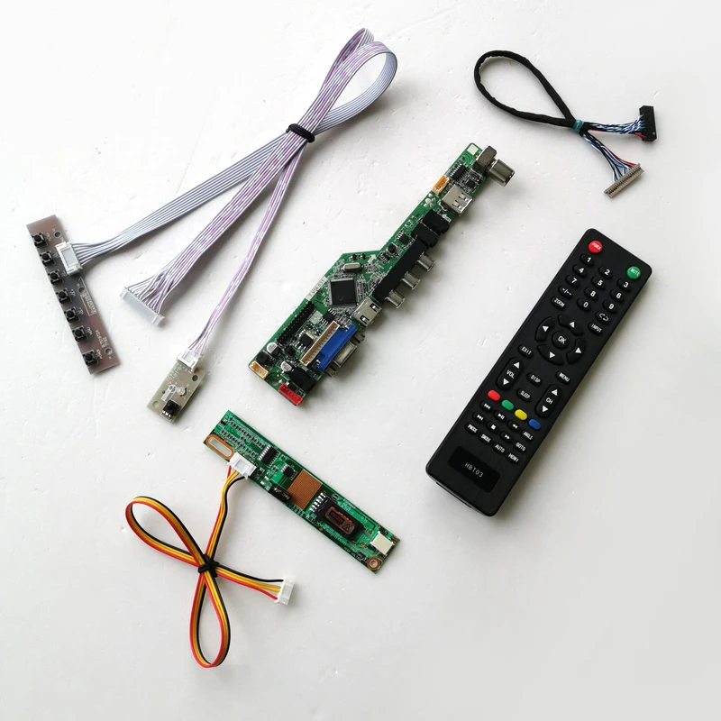 Для QD141X1LH02 QD141X1LH06 VGA AV USB RF TV56 плата платы привода ЖК-панель 1CCFL LVDS 20Pin Инвертор +