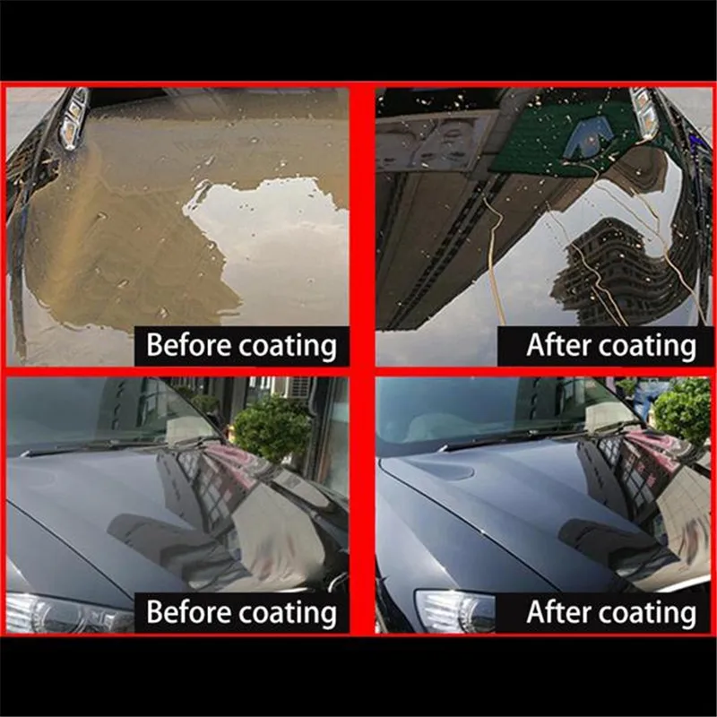 Auto Quick Coat Ceramic Coating Car Wax 3 in 1 Hydrophobic Car Polish Waterless Wash Shine Polymer Sealent Spray Protection