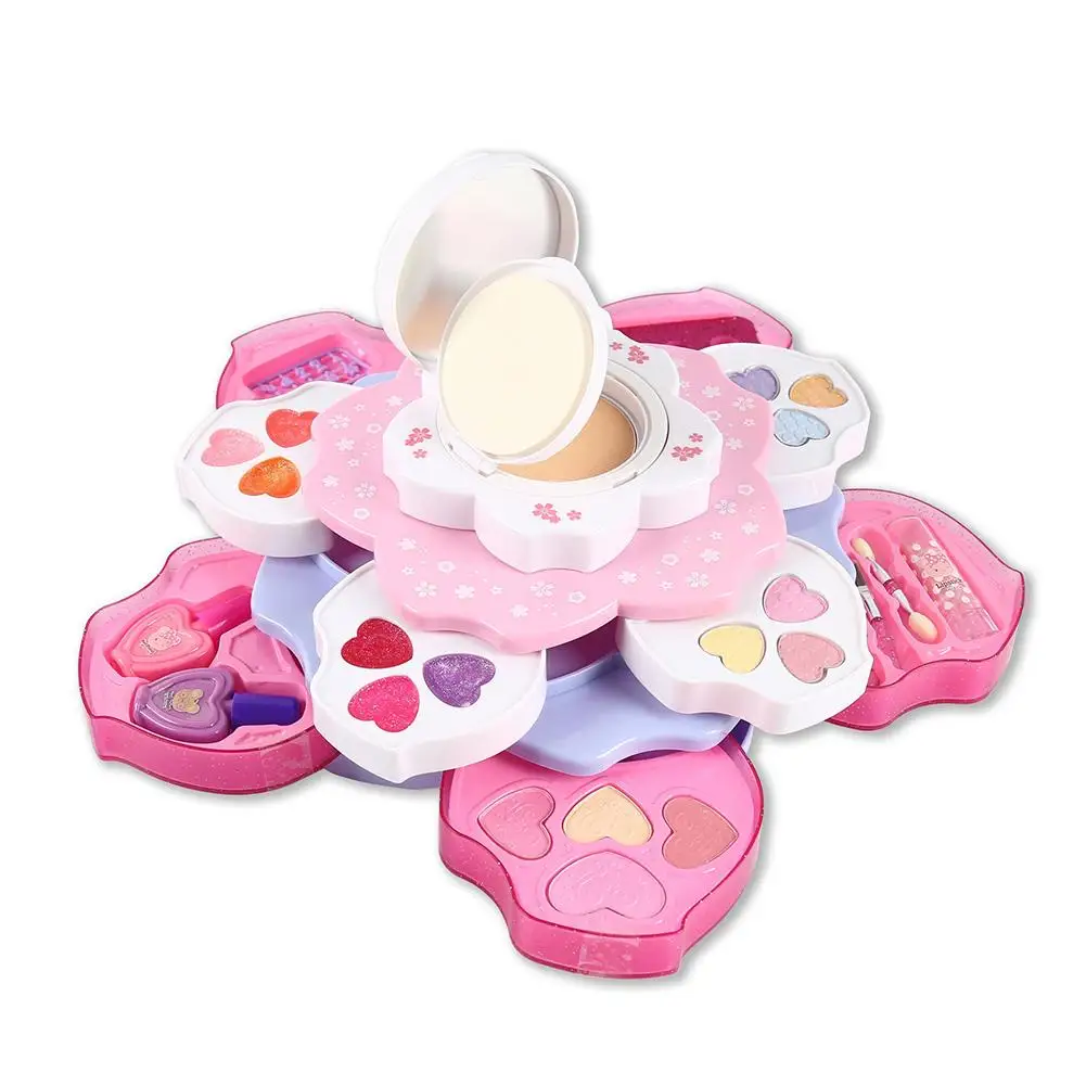 

Children Makeup Toy Girls Pretend Playing Cosmetics Set Play House Toys For Girls New Year Birthday Gift
