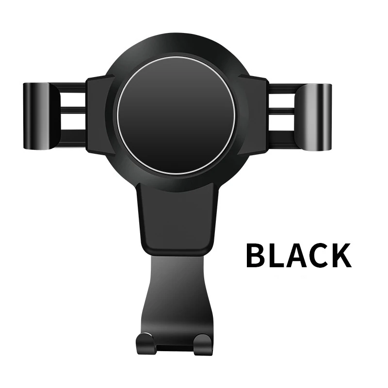 Black Автомобильный держатель для телефона dish Gravity, автомобильный держатель, кронштейн для вентиляции, подставка для iPhone, huawei, Xiaomi, samsung, автомобильный держатель для телефона - Цвет: Black