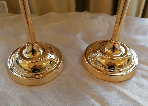 3Pcs/lot Dia11cm * H5cm Lamp Metal Base Bottom With M10 Middle Hole Candle Holder Base Lighting Accessories DIY