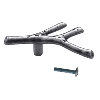 

New Creative tree branch shape, furniture handles door handles cabinet knobs knob handle for furniture kitchen wardrobe - Silver