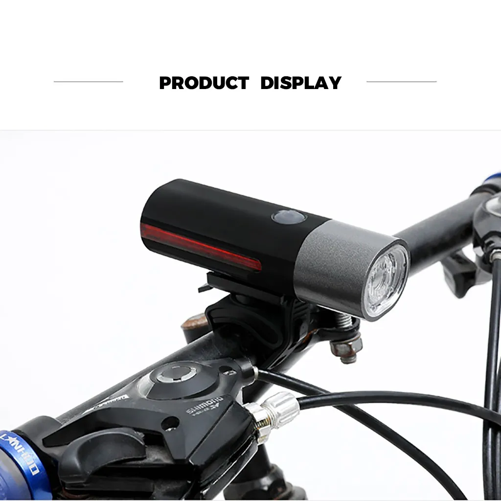 Discount 2020 New Arrival Autumn Bicycle Light With Side  Women MenLight Warning USB Rechargeable LED Headlight Waterproof Drop Shipping 9