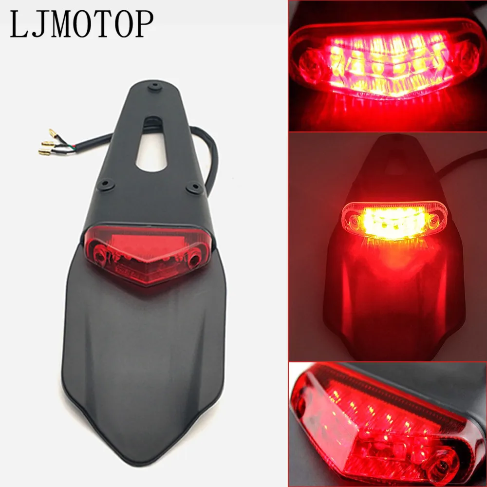 

Motorcycle Fender Mudguard Brake Stop Rear Tail Light Taillight lamp For YAMAHA XT250 XT225 Super Tenere ES XT600 Super Tenere