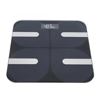 

Weight Bathroom Balance Weighting Scale 180Kg Digital LCD Household Smart Body Fat Scale Electronic Weight Scale Black for