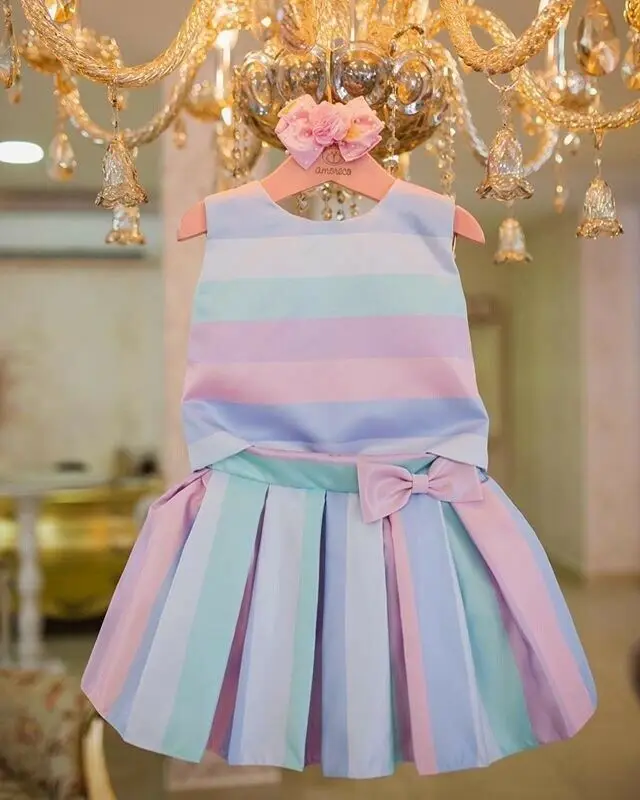 PUDCOCO Adorable Toddler Baby Girls Clothes Str Vest Tops + Tutu Skirts Party Outfits Sets Summer 1-3Y