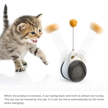 

Funny Cat Toy Balance Swing Car High Content Catnip Balls Smart Automatic Interactive Pet Supplies
