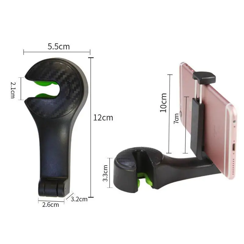 1 PC Car Seat Back Hook Bracket Hooks Mobile Phone Bracket Multi-function Rear Row Car Phone Bracket Hooks for car bags