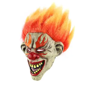 

Halloween Horror Clown Mask Latex Costume Scary Mask Cosplay Props For Dance Masquerade Party Funny Toy