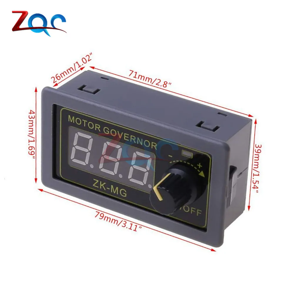 PWM Motor Speed Controller DC 5V 12V 24V 150W Adjustable Regulator with Stepless Variable Rotary Switch Signal Generator Driver
