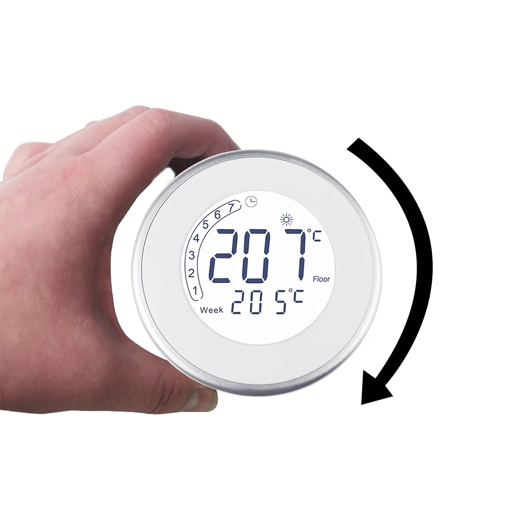 

16A Floor Heating Thermostat 85-250V AC Digital Room Temperature Controller Regulator Weekly Programming Children Lock