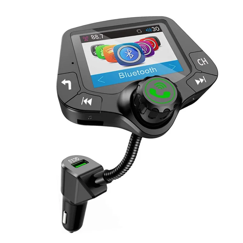 JaJaBor-Kit Bluetooth 5.0 para carro, transmissor FM