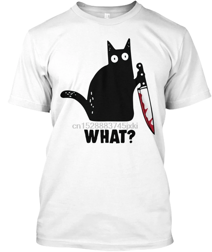 

Men T Shirt BLACK CAT HALLOWEEN WHAT(1) Women t-shirt