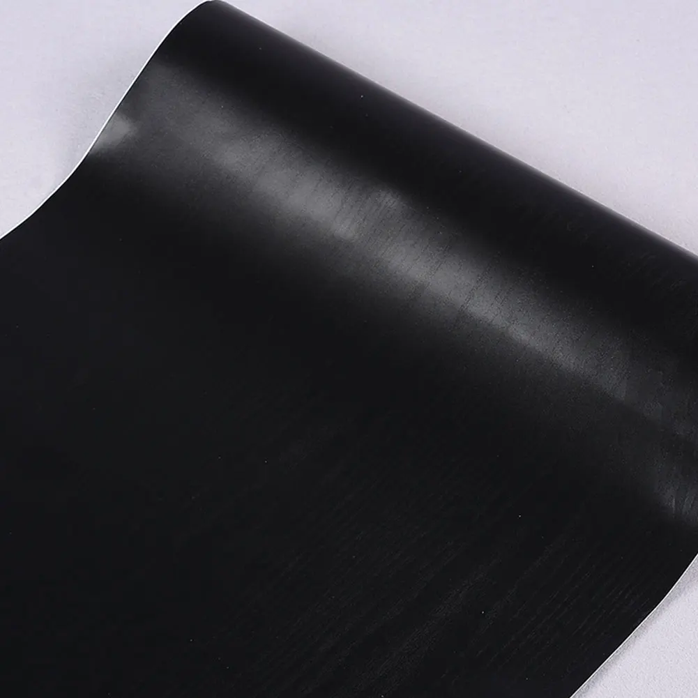 Self Adhesive Waterproof Retro Wall Sticker Imitated Wall Wood Stripe Pattern Home Room Wall Stickers Bedroom Living Room Decor