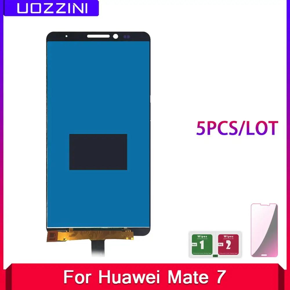 ЖК-дисплей 5 шт./лот 6 дюймов для Huawei Mate 7 MT7-TL10 новый совершенно Сенсорный Экран 1:1 с