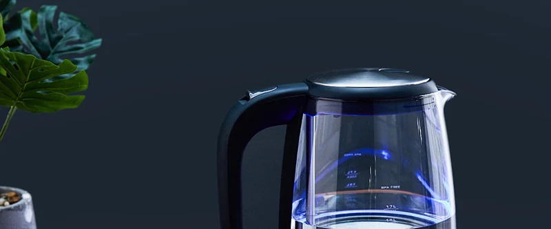 Водонагреватель из нержавеющей стали электрическая лампа Led домашний чай 1.7l 220 V с температурным управлением антисушильная электрическая печь