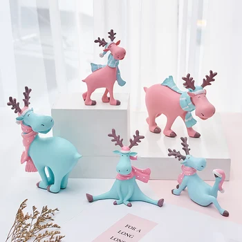 

Deers Sculpture Deer Statue Nordic Decoration Home Decor Statues Resin Deer Figurines Modern Decoration Deers Decorative