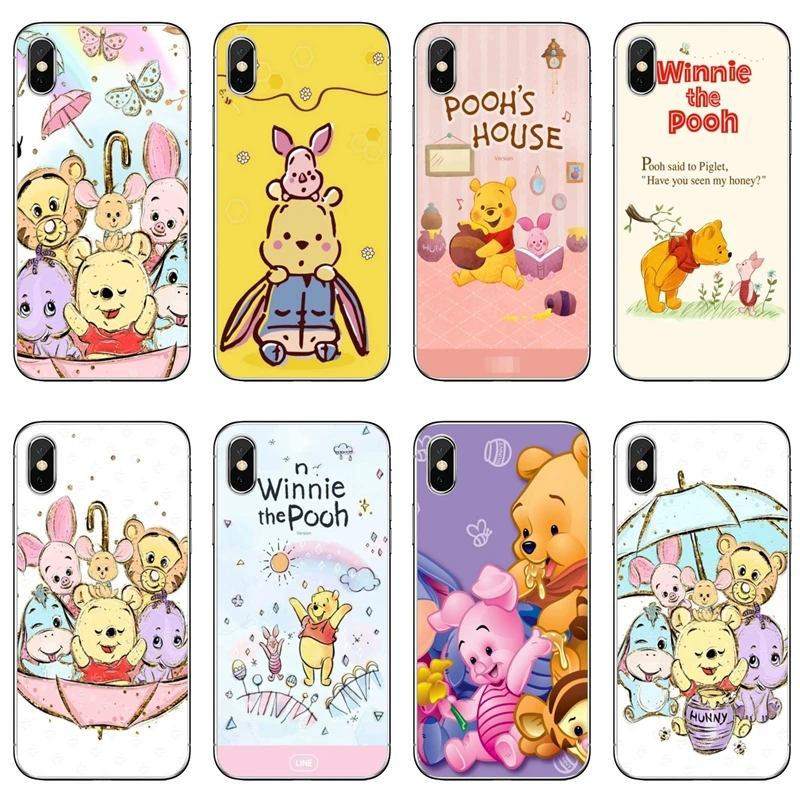 

For Huawei Mate 20 10 9 P30 P20 P10 P9 pro Lite P Smart plus 2019 Accessories phone case winnie the pooh Piglet Tigger Eeyore