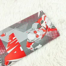 Половина метра хлопок немного эластичные Мультфильм Человек печати ткань, ручной работы DIY одежды платье Детская ткань хлопок B544