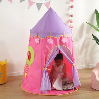 

Children's tent game house boy girl Princess yurt baby indoor tent Castle House Toy House