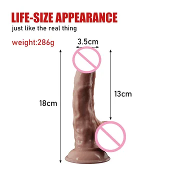 Big dildo soft and sexy huge big penis sex toys for women with powerful suction cup butt plug massager clitoral stimulator 2