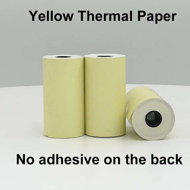 3 rolls 57x30mm thermal Label Sticker Receipt Paper for 58mm A6 perpage printers Soft Silicone Protection Case