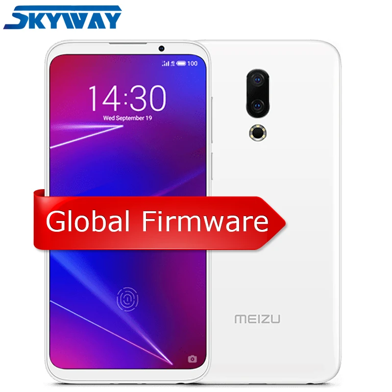 Meizu 16, 4G LTE, 6 ГБ ОЗУ, 64 Гб ПЗУ, мобильный телефон Snapdragon 710, четыре ядра, 6,0 дюймов, FHD1080P, полный экран, двойная камера заднего вида
