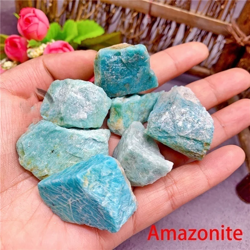 30-50g amazonite 30-50 г натуральный редкий сырой обсидиан цветной флюорит драгоценный камень минеральный образец Кристалл Рейки Исцеление Расширенная Коллекция Diy - Цвет: 30-50g amazonite