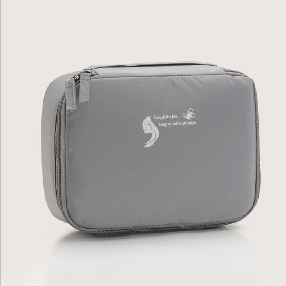 Women Professional Cosmetic Bag Multifunction Zipper Women's Toiletry Bag Large Capacity Ladies Waterproof Travel Pouch