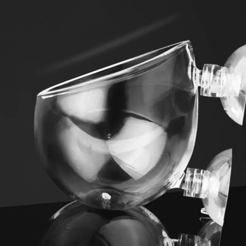 Cultivation Aquarium Fish Tank Mini Crystal Glass Pot Water Potted Aquatic Planting Cylinder Cup Aquarium Hanging Plant